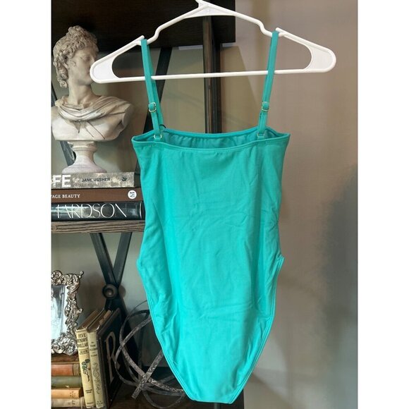 Montce Jacelyn One Piece Swimsuit Teal Womens Size XS - Picture 6 of 9